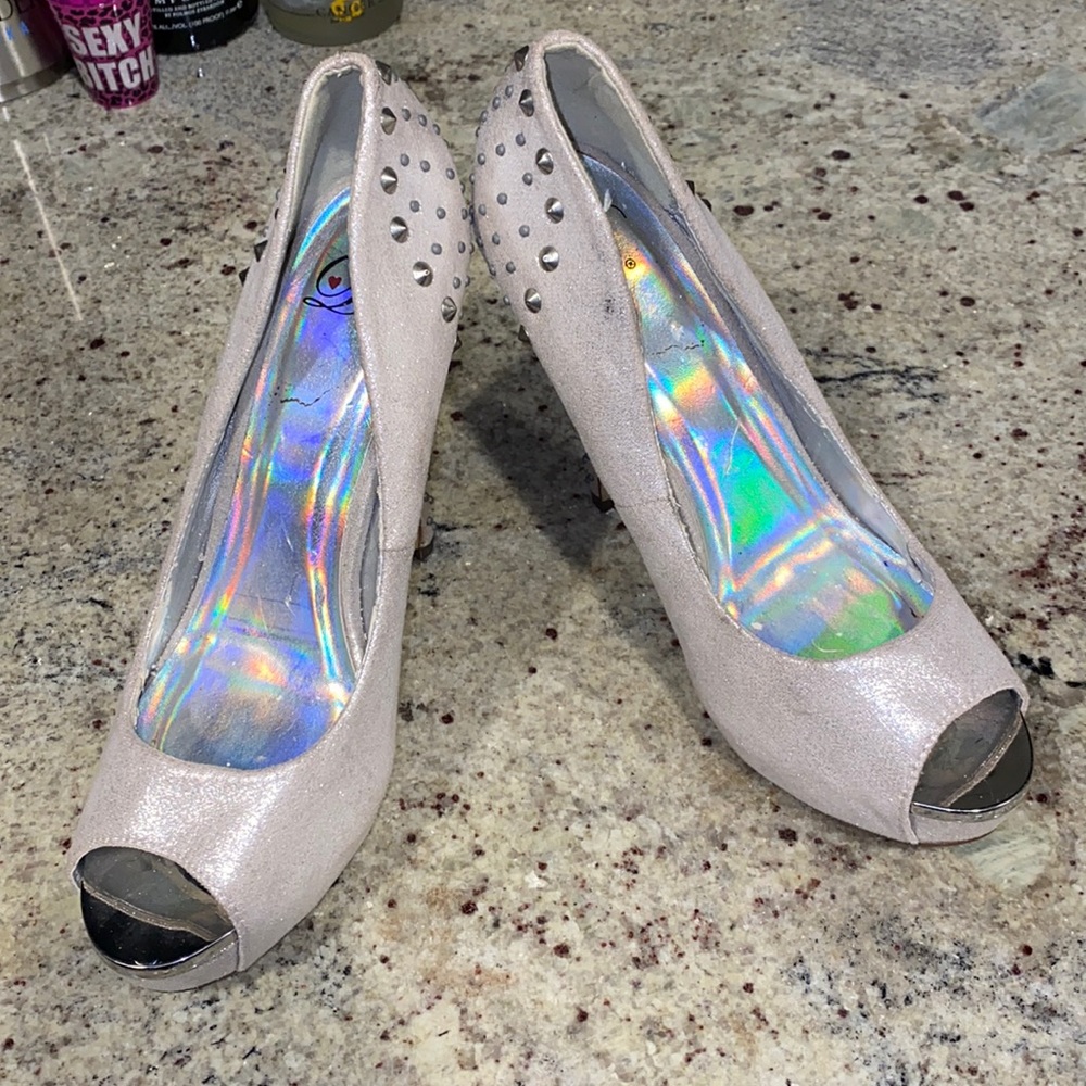 Studded heels